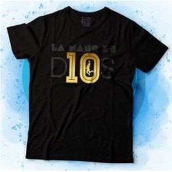 T-shirt "La mano de D10S"...