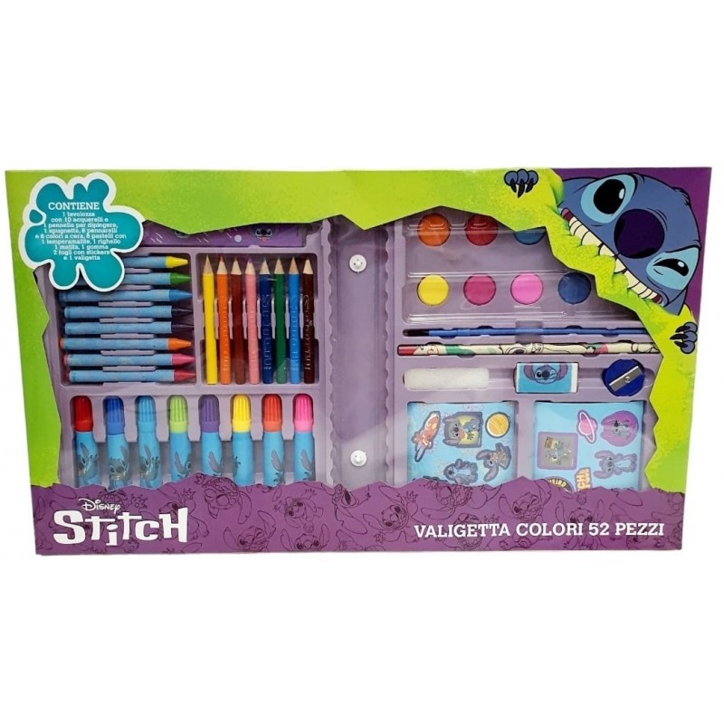 Valigetta colori Stitch 52 pezz